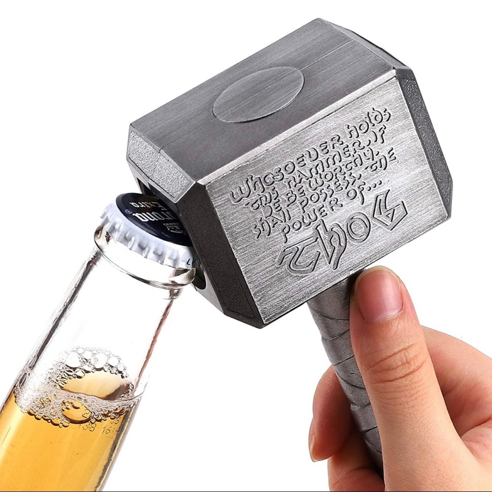 BRAND NEW UNIQUE THOR HAMMER BOTTLE OPENER (NWT) - Picture 1 of 5